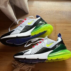 Nike Air Max 270 “White Volt Siren Red” Size 10 Women’s
